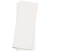 Kapsička na příbory Infibra, s bílým ubrouskem, bílá, 125ks