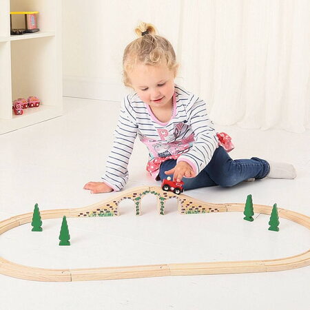 Bigjigs Rail dřevěná vláčkodráha  - Most