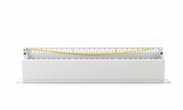 Patch panel STP cat6 24p. 1U, šedý