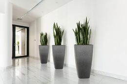 G21 Květináč Industrial Linea 40x76x40 6392732 šedý