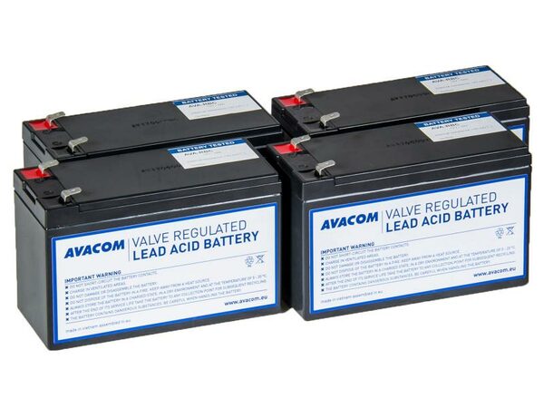 Baterie Avacom RBC132 bateriový kit pro renovaci (4ks baterií) náhrada za APC - neoriginální