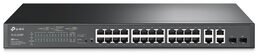 Switch TP-Link TL-SL2428P Smart, 24x Lan/PoE+, 4x GLan, 2x SFP Combo, 192W , Omáda SDN