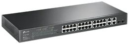 Switch TP-Link SL2428P Smart, 24x Lan/PoE+, 4x GLan, 2x SFP Combo, 192W , Omáda SDN