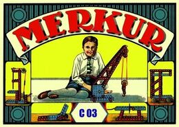 Stavebnice MERKUR Classic C03 141 modelů v krabici 35,5x27,5x5cm