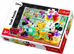 Puzzle Trefl Mickey Mouse: Oslava 30 dílků v krabičce 21x14x4cm