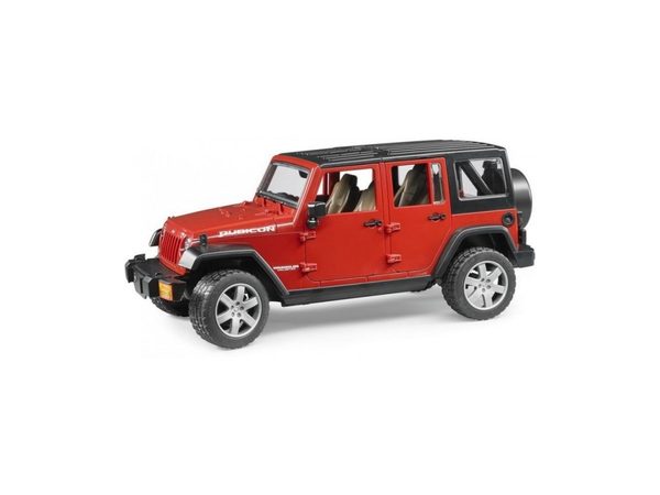 Bruder 2525 JEEP WRANGLER Rubicon červená