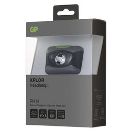 Čelovka GP 3 W LED + 2× červená LED