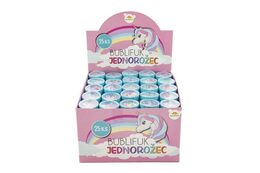 Bublifuk 50ml jednorožec 11cm 25ks v boxu