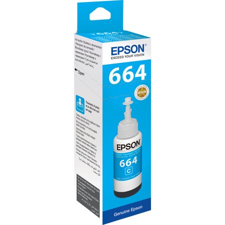 Inkoustová náplň Epson T6642, 70ml originální - modrý (C13T66424A10)