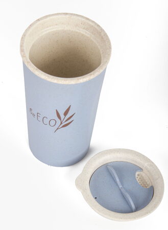 Eko kelímek G21 beECO Latte 450 ml, modrý