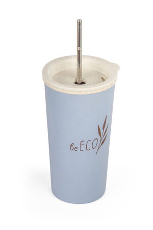 Eko kelímek G21 beECO Latte 450 ml, modrý