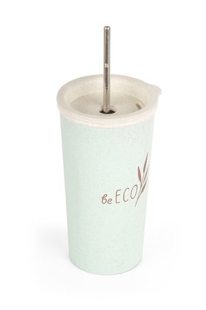 Eko kelímek G21 beECO Latte 450 ml, zelený