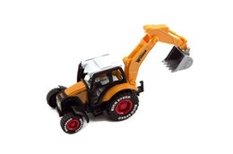 Teddies Traktor stavební mix druhů na zpětné natažení 6ks