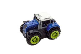 Teddies Traktor převracecí 10 cm asst mix barev na baterie 12ks v boxu