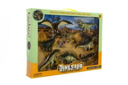Teddies Dinosaurus plast 8ks v krabici 46x34x7cm