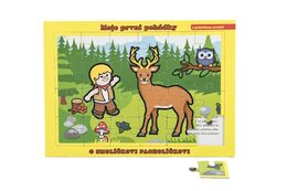 Teddies Puzzle deskové O Smolíčkovi Pacholíčkovi 26x17cm 24 dílků Moje první pohádky