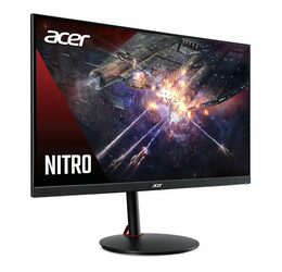 Herní monitor Acer Nitro XV252QFbmiiprx 24.5",LED podsvícení, IPS panel, 1ms, 1000: 1, 400cd/m2, 1920 × 1080 Full HD, - černý