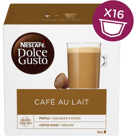 Kapsle NESCAFÉ® k Dolce Gusto™ - CAFE AU LAIT 16 ks
