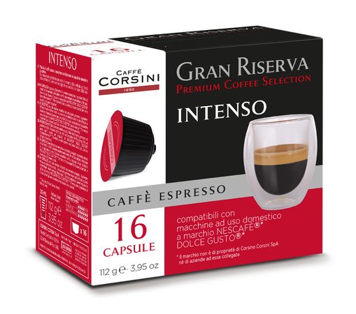 Kapsle INTENSO CAFFÉ CORSINI GRAN RISERVA 16 ks