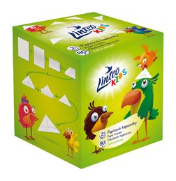 Kapesníčky Linteo Kids 80 ks 2vrstvé krabička