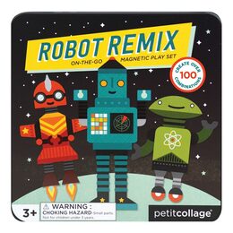 Petit Collage Magnetická hra Roboti