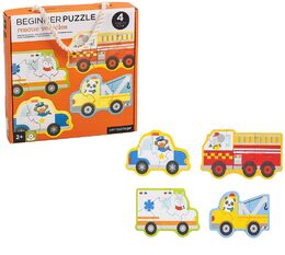Petit Collage Puzzle záchranná vozidla