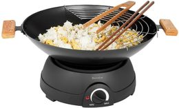 Domoclip DOM194 - Multifunkční wok set 2 v 1, fondue a elektrický wok.