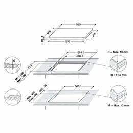 WF S7560NE VARNÁ DESKA IND. WHIRLPOOL