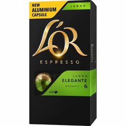 L'OR LUNGO ELEGANTE KAPSLE 10KS L'OR