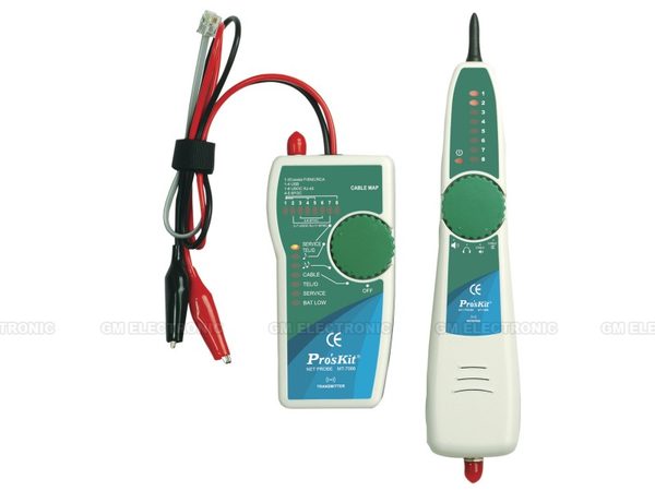 Tester kabelu UTP, STP a koax, PROSKIT MT-7068