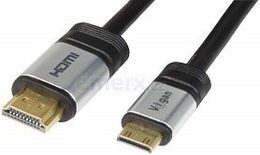 Propojovací kabel  HDMI A - HDMI mini C M/M, 3m VIGAN
