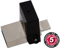 Flash USB Kingston DataTraveler Micro Duo 3.0 32GB OTG MicroUSB/USB 3.0 - černý
