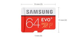 Paměťová karta Samsung Micro SDXC EVO+ 64GB UHS-I U1 (100R/60W) + adapter