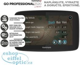 Navigace TomTom GO Professional 520 EU, Wifi, LIFETIME mapy