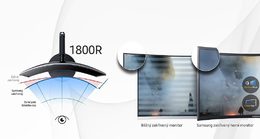 Monitor Samsung C24FG73 23.5",LED, VA, 1ms, 3000:1, 350cd/m2, 1920 x 1080,DP,