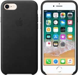 Kryt na mobil Apple Leather Case na iPhone 8/7 - černý