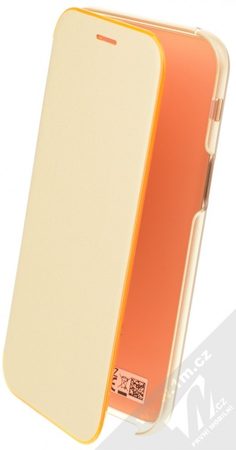 Pouzdro na mobil flipové Samsung Neon flip na Galaxy A8 2018 (EF-FA530P) - zlaté