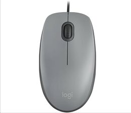 Myš Logitech M110 Silent / optická / 3 tlačítka / 1000dpi - šedá