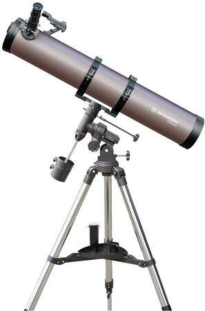 Bresser Galaxia 114/900 Telescope, w/smartphone ad