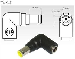 Redukce Avacom pro Lenovo, IBM - nabíjecí Jack pro notebooky C15 (7,9x5,76mm pin)