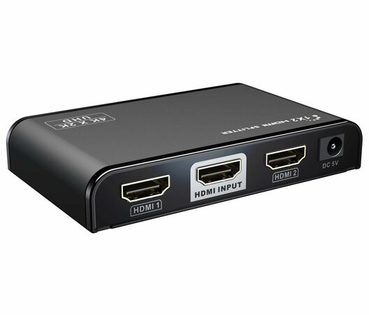 Adaptér (Splitter) HDMI 2.0 1-2 port , 4K x 2K/60Hz, FULL HD, 3D, černý