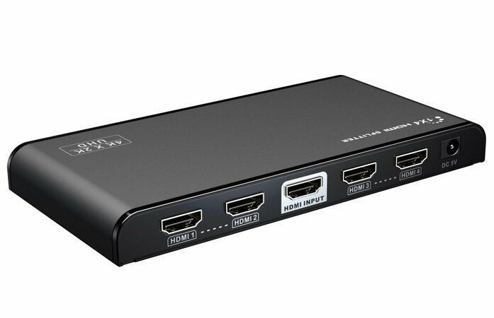 Adaptér (Splitter) HDMI 2.0 1-4 port , 4K x 2K/60Hz, FULL HD, 3D, černý