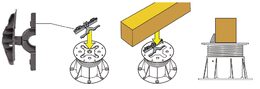 Příslušenství Buzon PB-KIT-5 držák roštu pro PB-00, PB-01 a vyšší