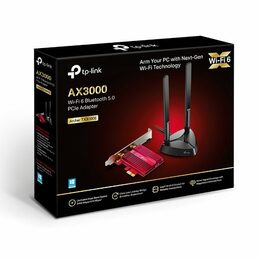 Síťová karta TP-Link Archer TX3000E AX 3000, WiFi 6, Bluetooth, 574Mbps 2,4GHz/ 2402Mbps 5GHz, PCI-e