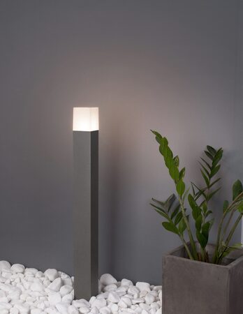 Svítidlo Nova Luce 71371101 STICK FLOOR GREY zahradní sloupek, IP 54, E27