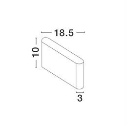 Svítidlo Nova Luce SOHO WALL GREY 2 nástěnné, IP 54, 2x5 W