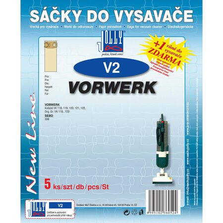 V 2 SÁČEK DO VYSAVAČE JOLLY