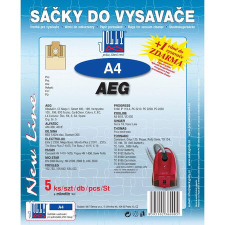 A 4 SÁČEK DO VYSAVAČE JOLLY