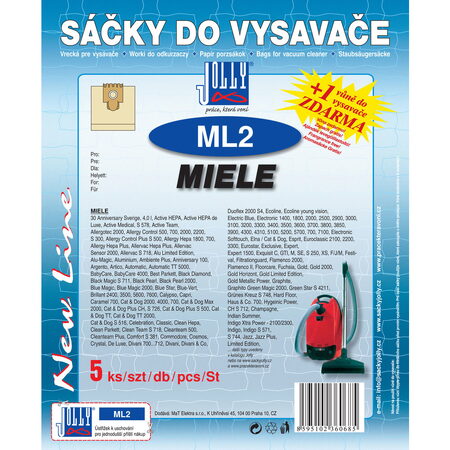 ML 2 SÁČEK DO VYSAVAČE JOLLY
