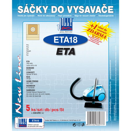 ETA 18 SÁČEK DO VYSAVAČE JOLLY